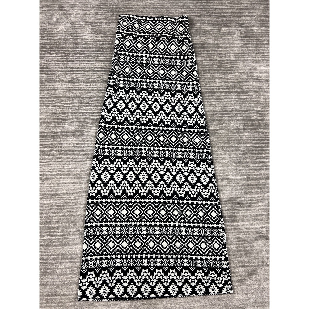 Rue 21 Dress Womens XS Black White Midi Sundressโ Strapless Sleeveless